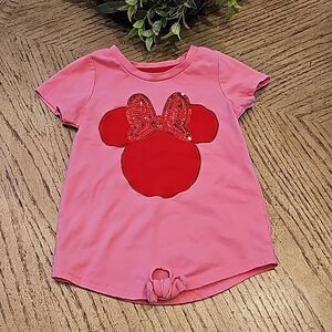 Minnie mouse pink t shirt size 6